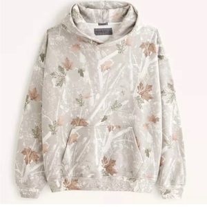 NWT :: Essential Popover Hoodie - Light Gray Camo